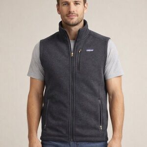 Patagonia Better Sweater Fleece Vest Full Zip Jacket Men’s  Stonewash (315)